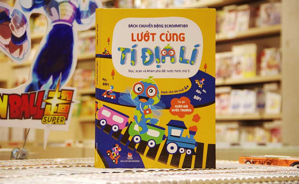 Trẻ khám phá các tỉnh, thành qua sách tương tác chuyển động