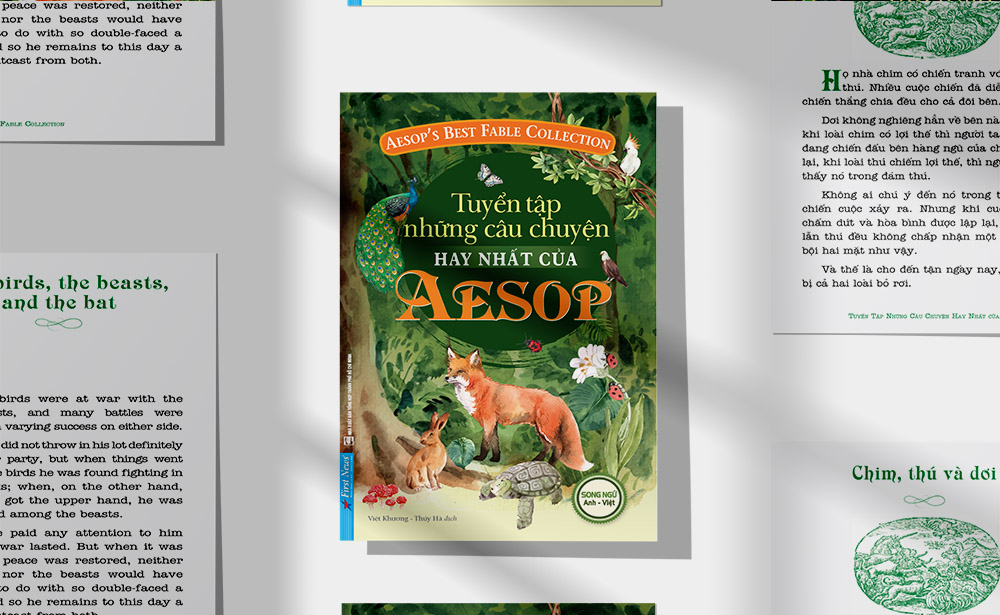 5 phút luyện tiếng anh mỗi ngày bằng sách song ngữ Tuyển tập truyện ngụ ngôn Aesop