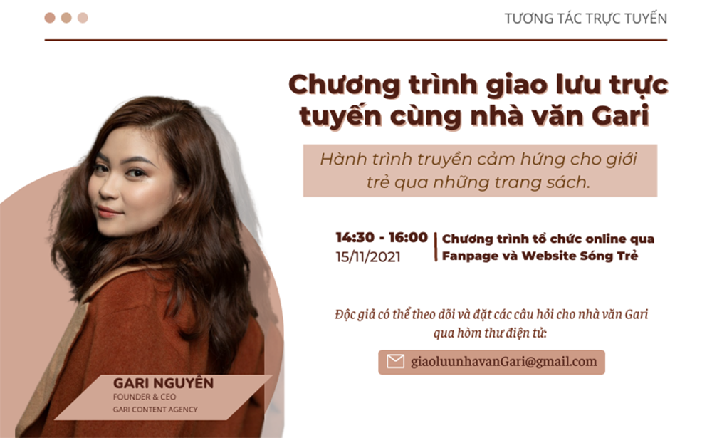 Gari Nguyễn giao lưu cùng sinh viên Học viên Báo Chí : Hành trình truyền cảm hứng cho giới trẻ qua những trang sách