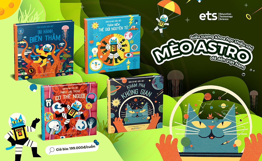 Cùng Giáo Sư Mèo Siêu Việt du hành không gian, phiêu lưu trong cơ thể người, khám phá thế giới nguyên tử và đại dương sâu thẳm