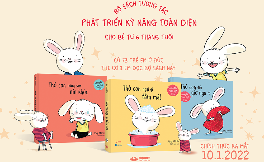 Bộ sách tương tác phát triển kỹ năng toàn diện cho bé từ 6 tháng tuổi